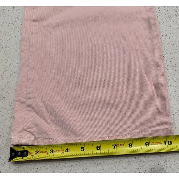 ZARA Wide Leg Cropped Pants Gold Button Detail Size 2 Elegant Chic Minimalist - Picture 6 of 9